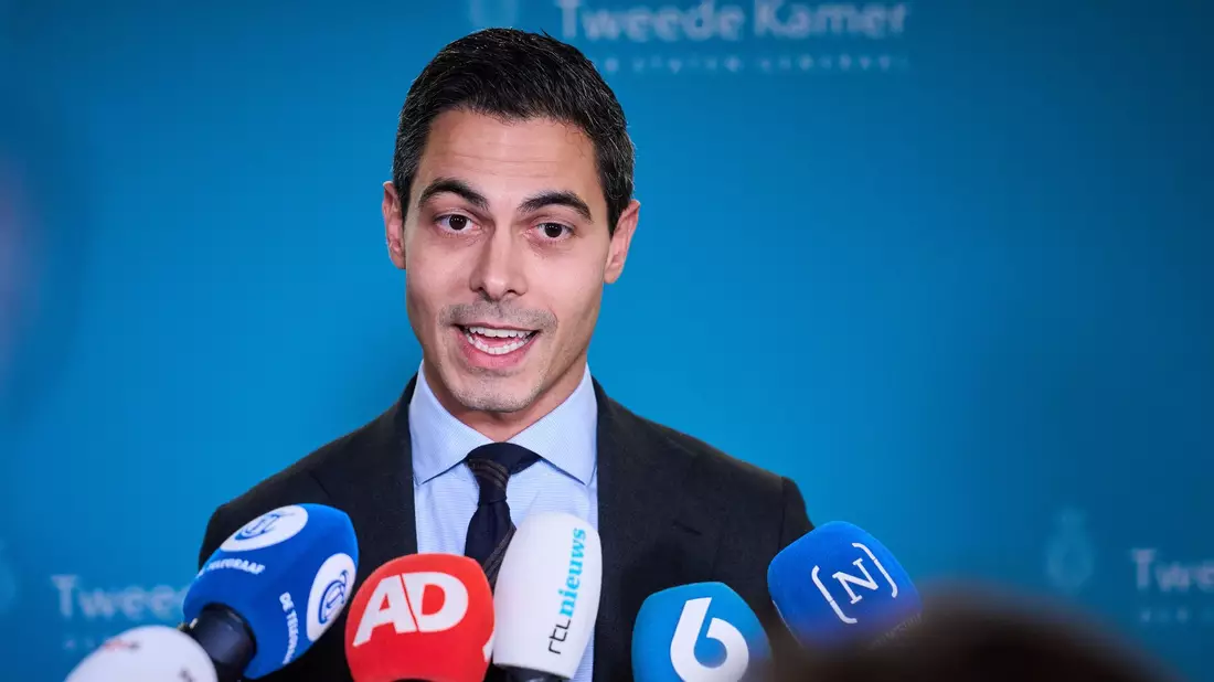 Hofft auf Kooperation im Parlament: Rob Jetten von der Partei D66. - Bild: Phil Nijhuis/AP/dpa