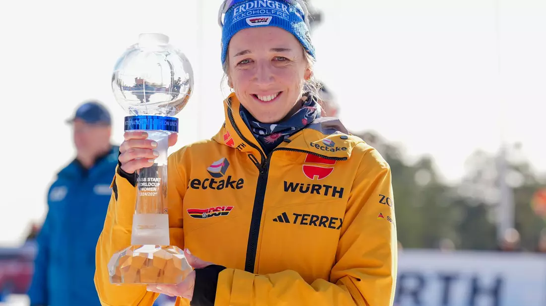 Im vergangenen Jahr gewann Franziska Preuß in Oslo den Gesamtweltcup. (Archivbild) - Bild: Terje Pedersen/NTB/dpa