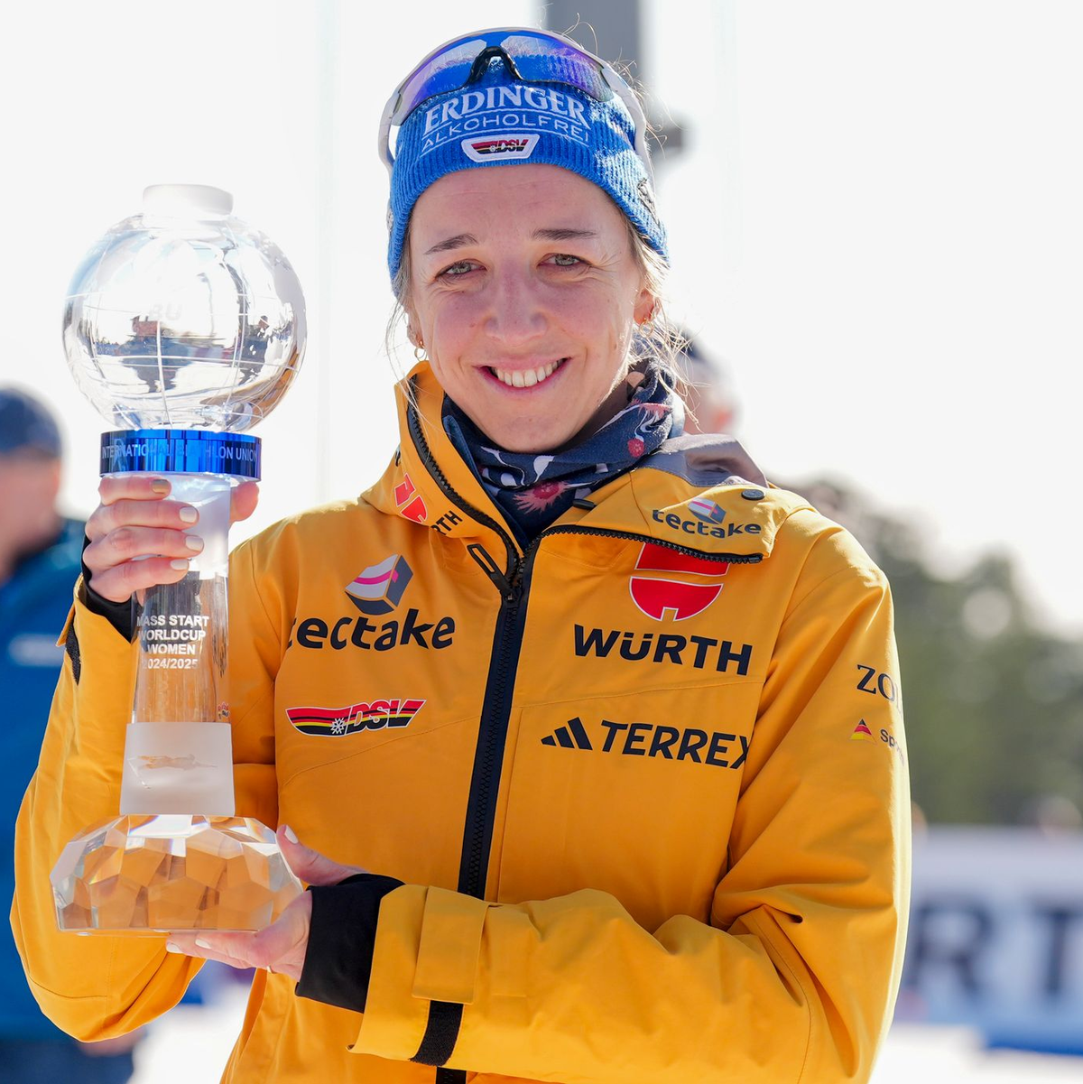 Im vergangenen Jahr gewann Franziska Preuß in Oslo den Gesamtweltcup. (Archivbild) - Foto: Terje Pedersen/NTB/dpa