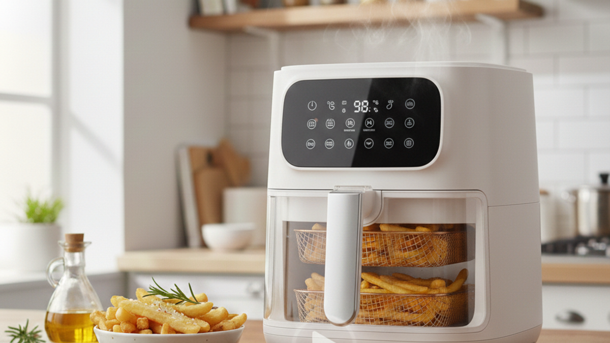 Airfryer, Heißluftfritteuse, Küchengeräte - Foto: THN