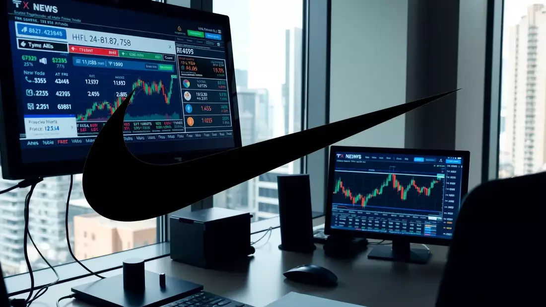 Nike en Transformación: Recortes, Ciberseguridad y un Camino de Recuperación Illustration mit AI erstellt übermittelt durch boerse-global.de