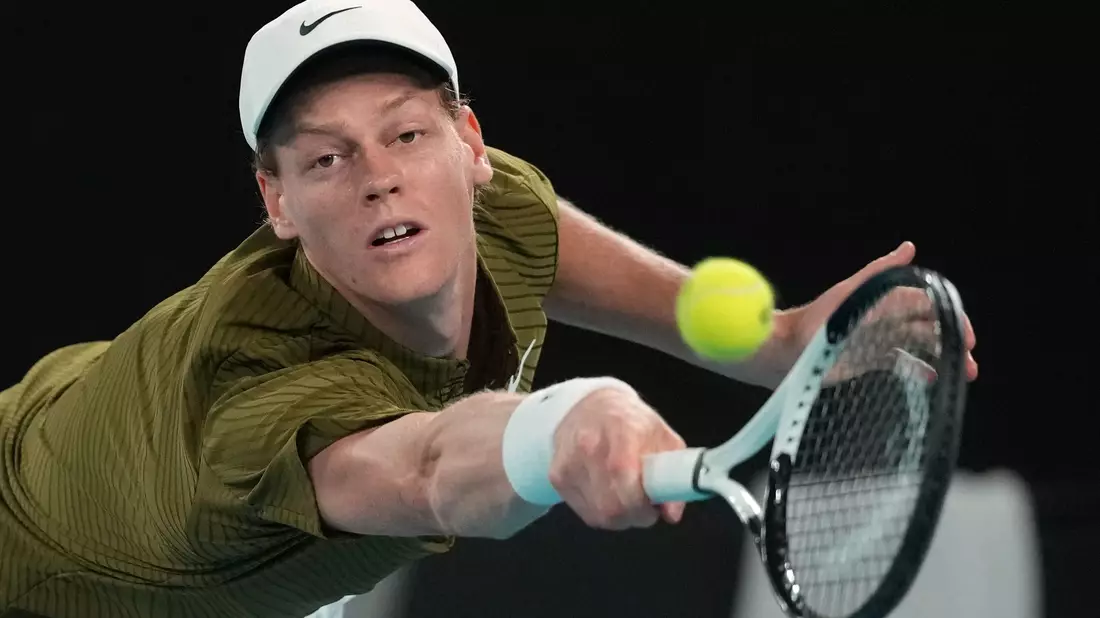 Jannik Sinner kann seinen Titeln nicht verteidigen. - Bild: Asanka Brendon Ratnayake/AP/dpa