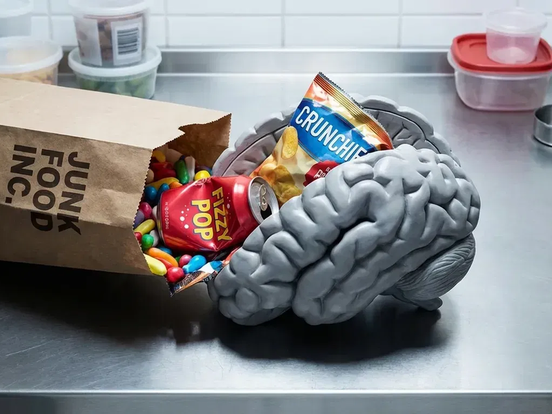 Ultra-verarbeitete Lebensmittel gefährden das Gehirn - Foto: über boerse-global.de