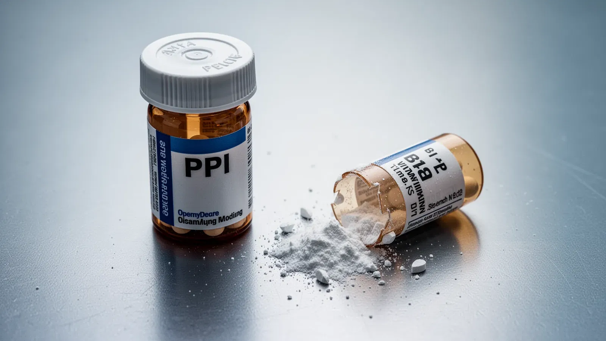 Magensäure-Blocker können Vitamin-B12-Mangel und Gedächtnisprobleme verursachen - Foto: über boerse-global.de