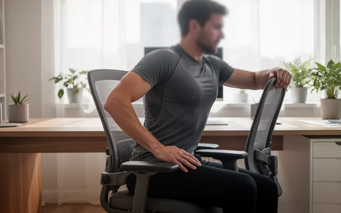 Wirbelsäulen-Rotation: Die schnelle Hilfe gegen Büro-Verspannungen - Foto: über boerse-global.de