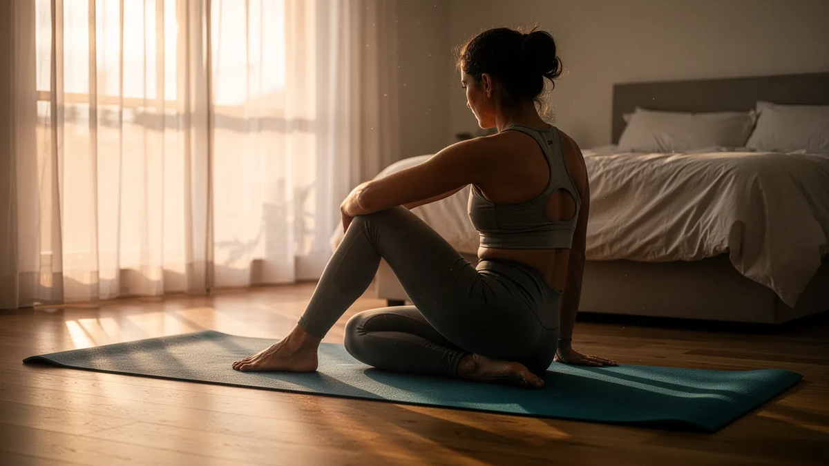 Sanfte Morgengymnastik hält ab 45 beweglich - Foto: über boerse-global.de