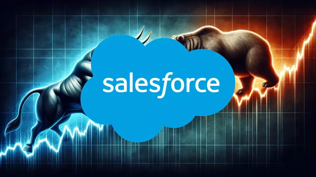 Salesforce Secures Major Defense Contract Amid Sector-Wide Pressures Illustration mit AI erstellt übermittelt durch boerse-global.de