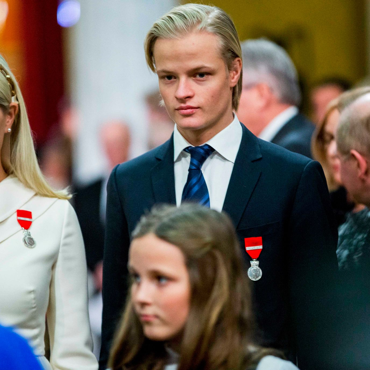 Marius Borg Høiby, der Sohn von Kronprinzessin Mette-Marit aus einer früheren Beziehung, ist in 38 Punkten angeklagt - unter anderem wegen Vergewaltigung. (Archivbild) - Foto: Vegard Wivestad Grott/NTB SCANPIX/EPA/dpa