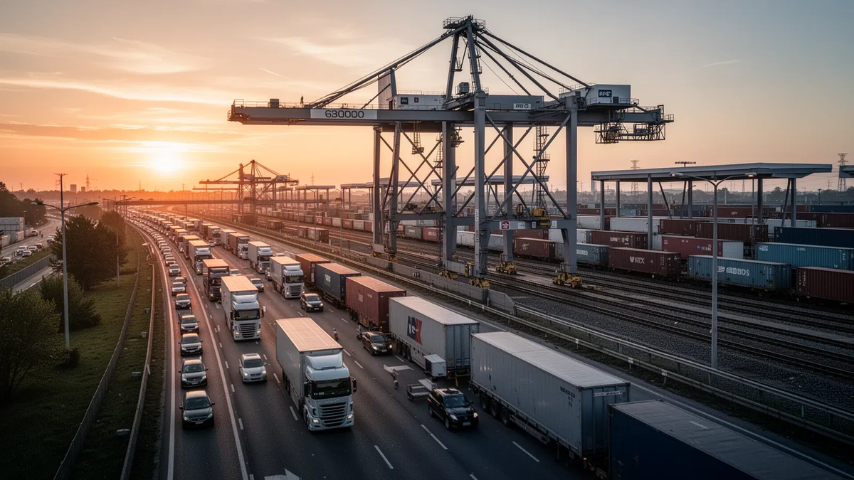 ÖBB-Hub Wolfurt: Moderne Schiene, verstopfte Straße - Foto: über boerse-global.de