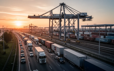 ÖBB-Hub Wolfurt: Moderne Schiene, verstopfte Straße - Foto: über boerse-global.de