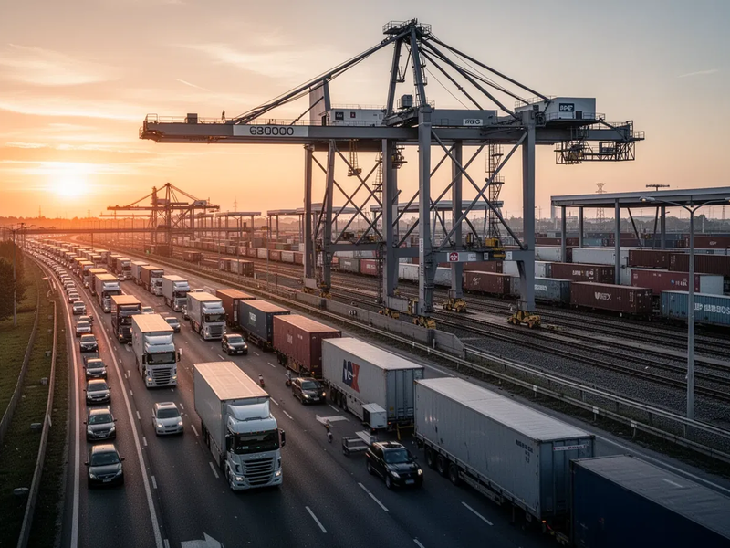 ÖBB-Hub Wolfurt: Moderne Schiene, verstopfte Straße - Foto: über boerse-global.de