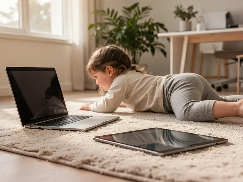 Adult Tummy Time: Bauchlage wird zum Anti-Tech-Neck-Trend - Foto: über boerse-global.de