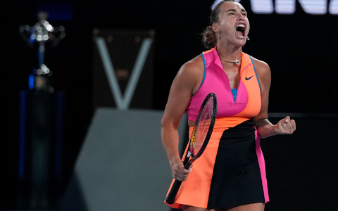 Aryna Sabalenka hat in Melbourne ihren dritten Titel verpasst. - Foto: Dita Alangkara/AP/dpa