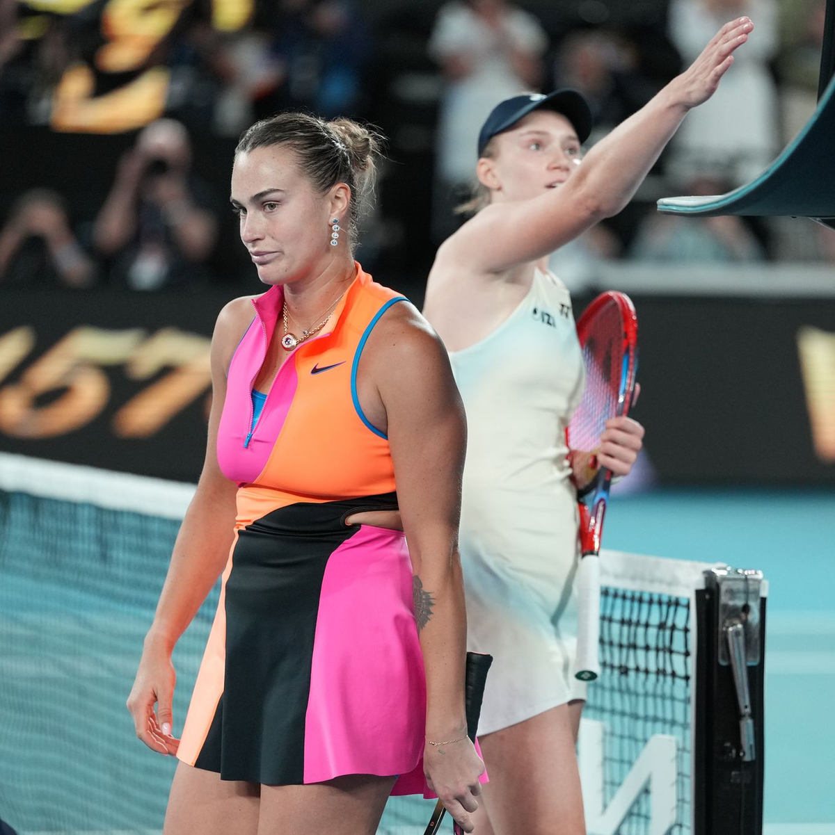 Aryna Sabalenka hat in Melbourne eine weitere Final-Enttäuschung erlebt. - Foto: Asanka Brendon Ratnayake/AP/dpa