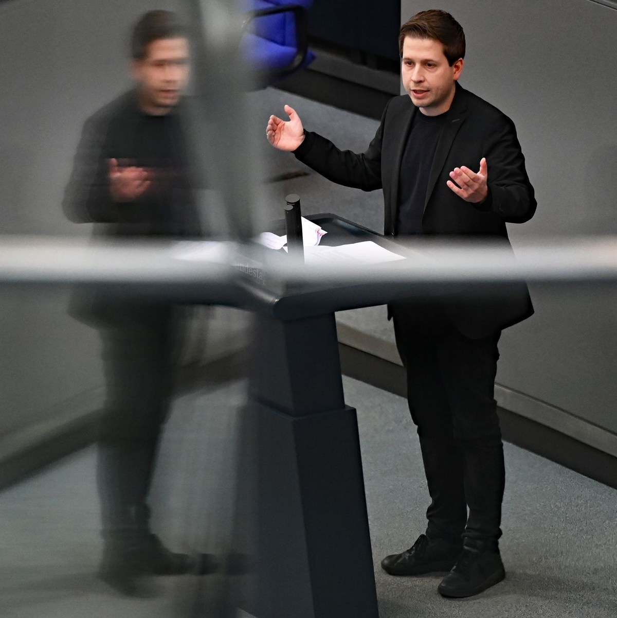 Als Generalsekretär und Abgeordneter war Kevin Kühnert für die SPD in der ersten Reihe aktiv –  heute arbeitet er als Finanzlobbyist. (Archivbild) - Foto: Philipp Znidar/dpa