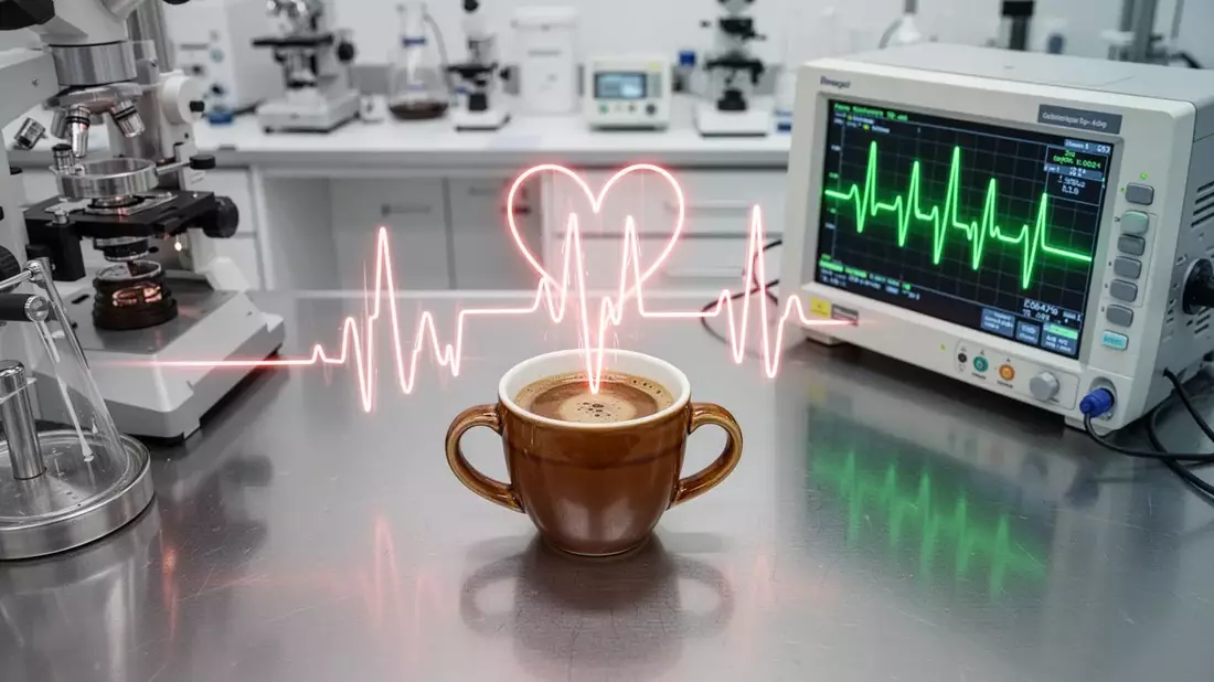 Kaffee entlastet: Studie widerlegt Herzrhythmus-Risiko Illustration mit AI erstellt übermittelt durch boerse-global.de