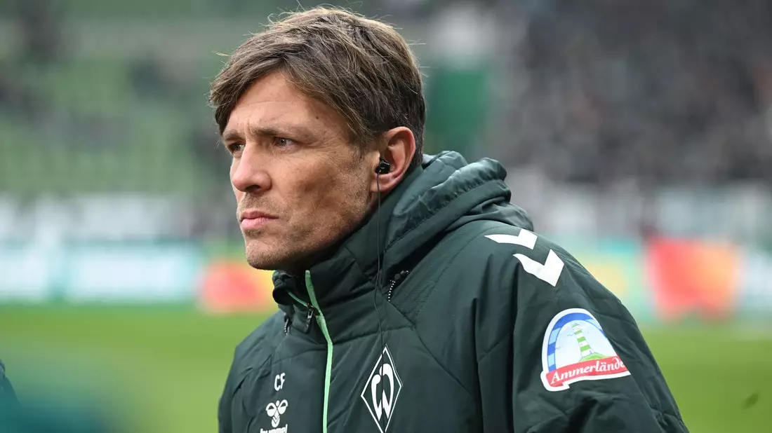 Auch unter Druck: Werder-Geschäftsführer Clemens Fritz.  - Bild: Carmen Jaspersen/dpa