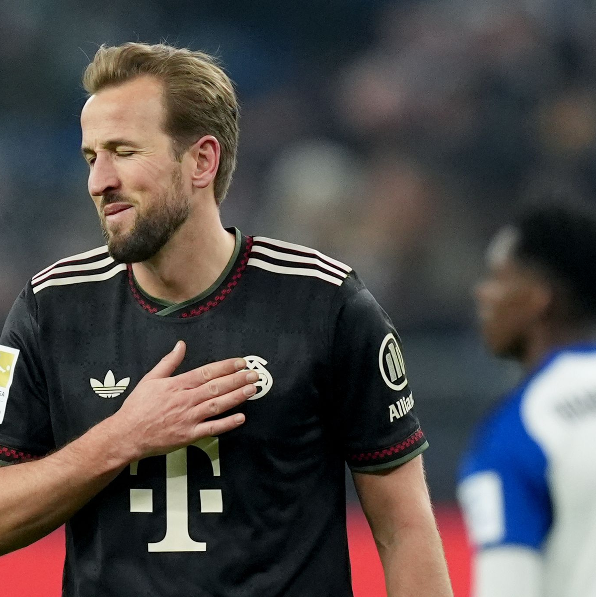 Sein 22. Saisontor half nicht: Bayerns Torjäger Harry Kane.  - Foto: Marcus Brandt/dpa