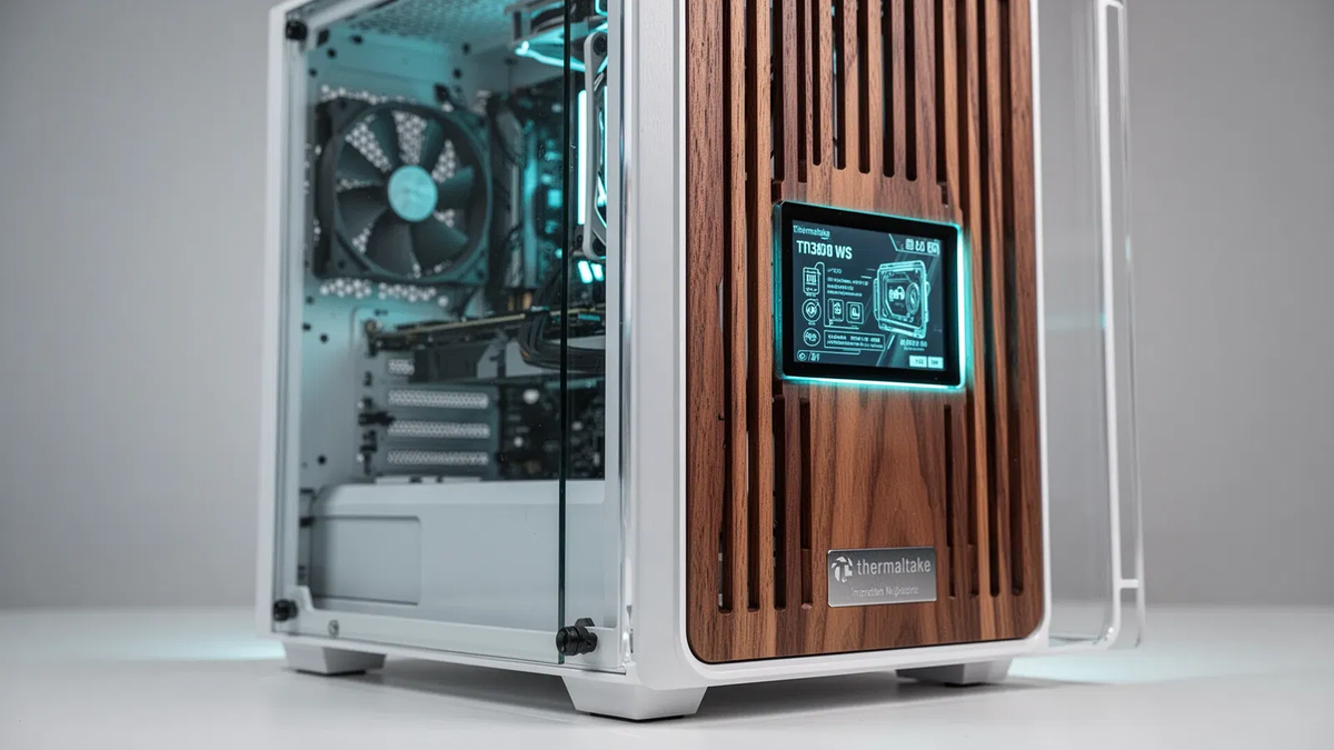 Thermaltake TR300: PC-Gehäuse mit Holz-Optik und neuem Innenlayout - Foto: über boerse-global.de