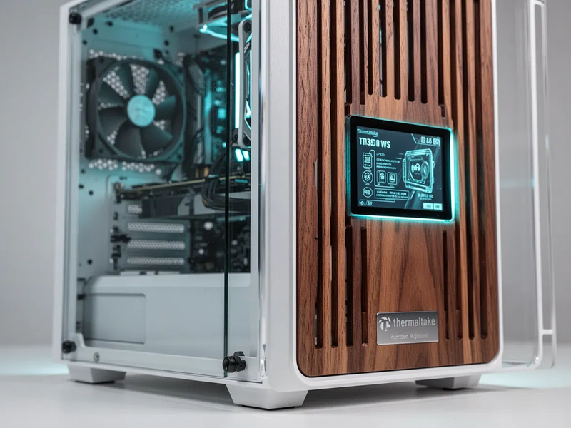 Thermaltake TR300: PC-Gehäuse mit Holz-Optik und neuem Innenlayout - Foto: über boerse-global.de