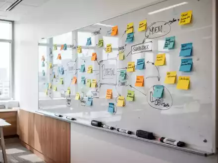 Whiteboards und Haftnotizen: Projekt-Teams kehren zur analogen Planung zurück - Foto: über boerse-global.de