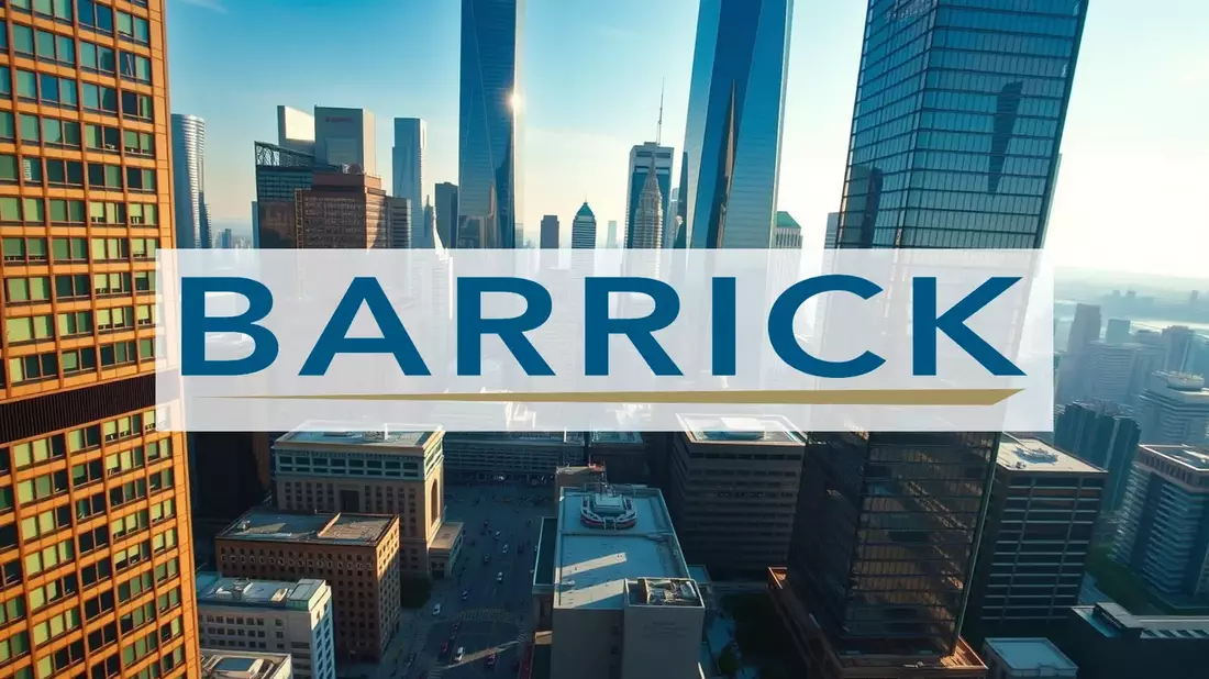 Barrick Shares Tumble Amid Sharp Gold Price Correction Illustration mit AI erstellt übermittelt durch boerse-global.de