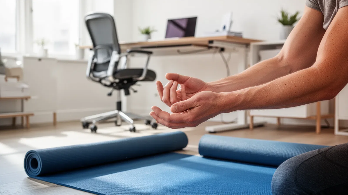 Kurze Bewegungspausen schützen Gelenke im Büro - Foto: über boerse-global.de