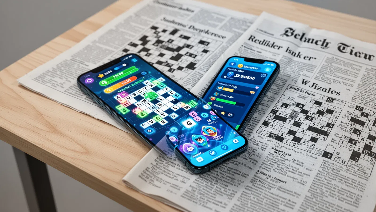 Kreuzworträtsel-Apps boomen als digitaler Gehirnjogging-Trend - Foto: über boerse-global.de