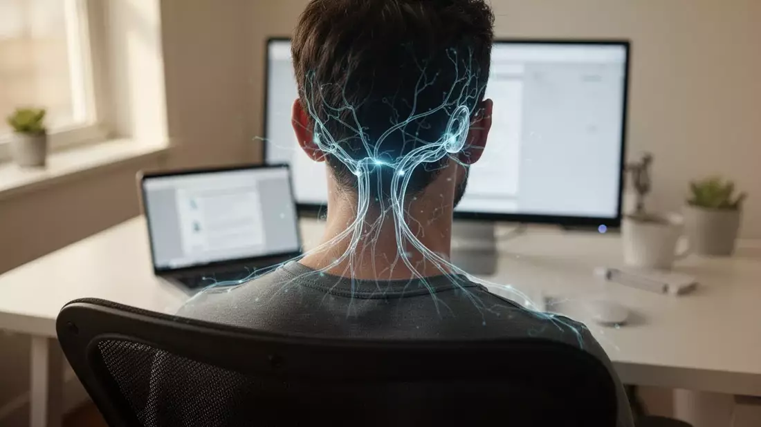 Augen-Fokus-Training bekämpft den Bildschirm-Nacken - Bild: über boerse-global.de