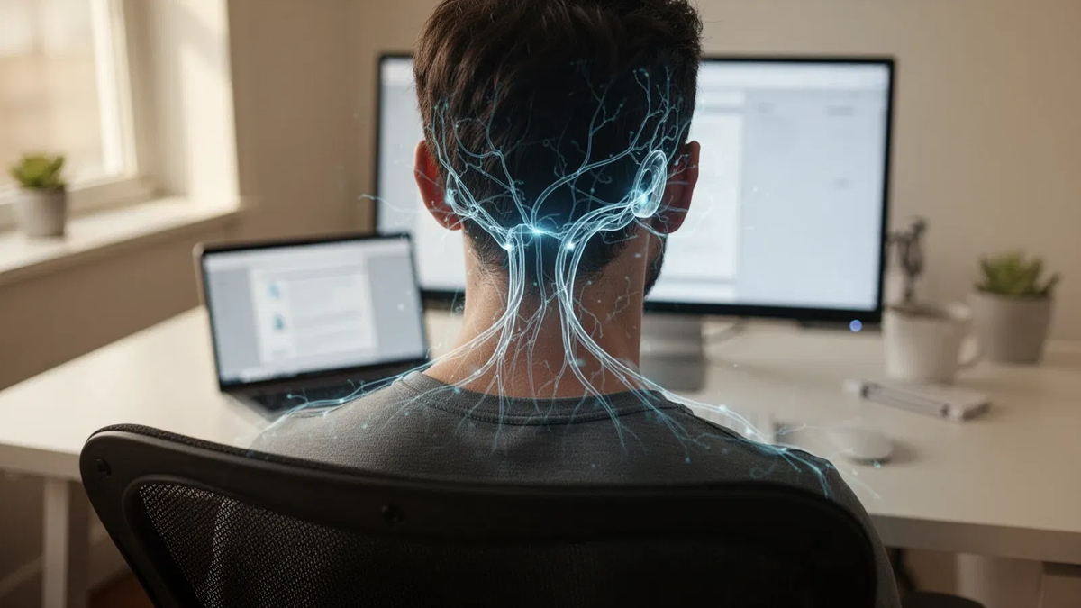 Augen-Fokus-Training bekämpft den Bildschirm-Nacken - Foto: über boerse-global.de