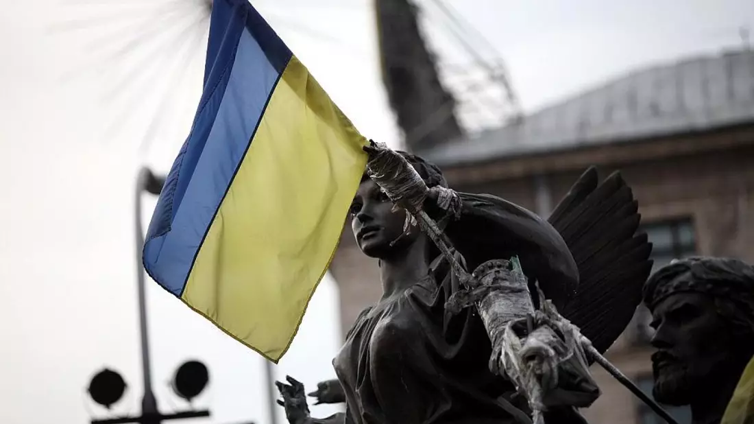 Flagge der Ukraine (Archiv) - Bild: via dts Nachrichtenagentur