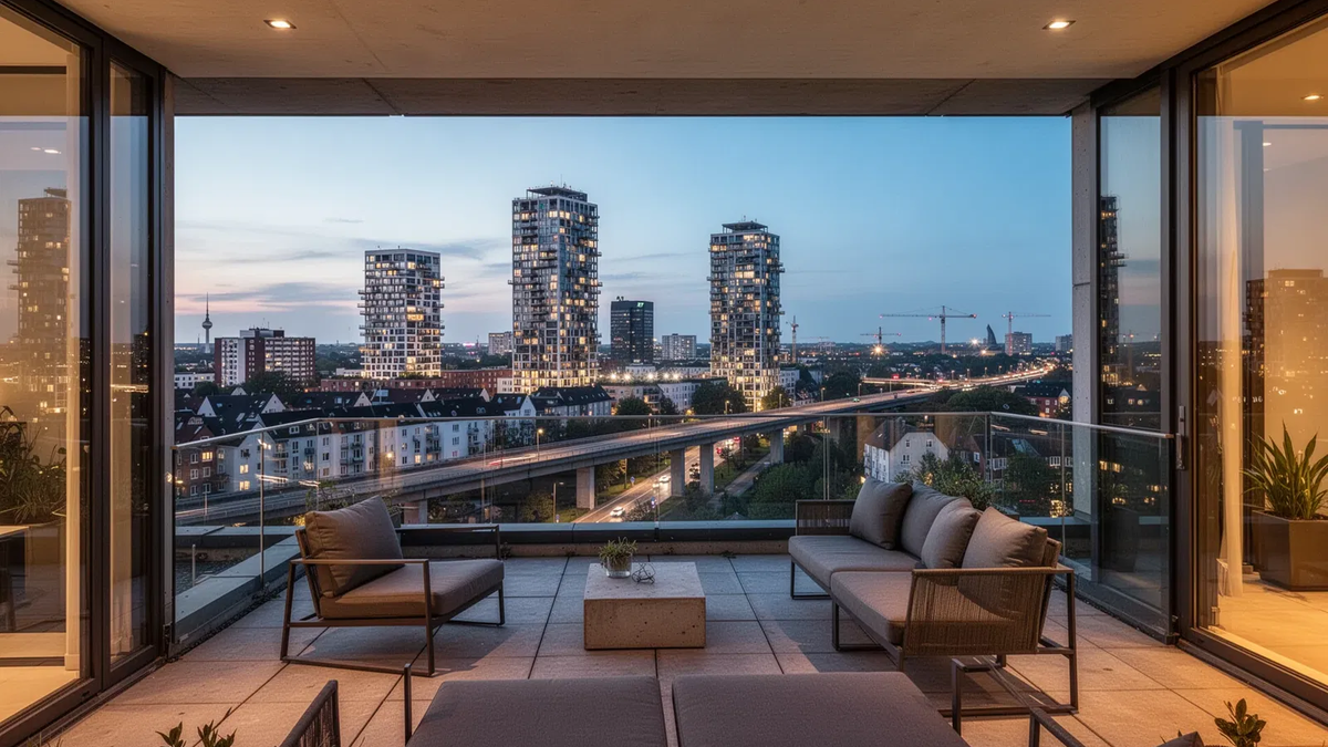 Stellingen: Luxus-Penthouses verdrängen Hamburger Autobahnblick - Foto: über boerse-global.de