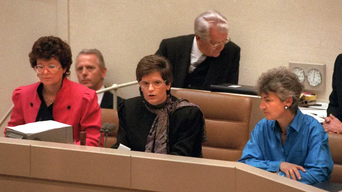 Rita Süssmuth (CDU) war nach Annemarie Renger (SPD) die zweite Frau an der Spitze des Deutschen Bundestags. (Archivfoto) - Bild: Wolfgang Eilmes/dpa