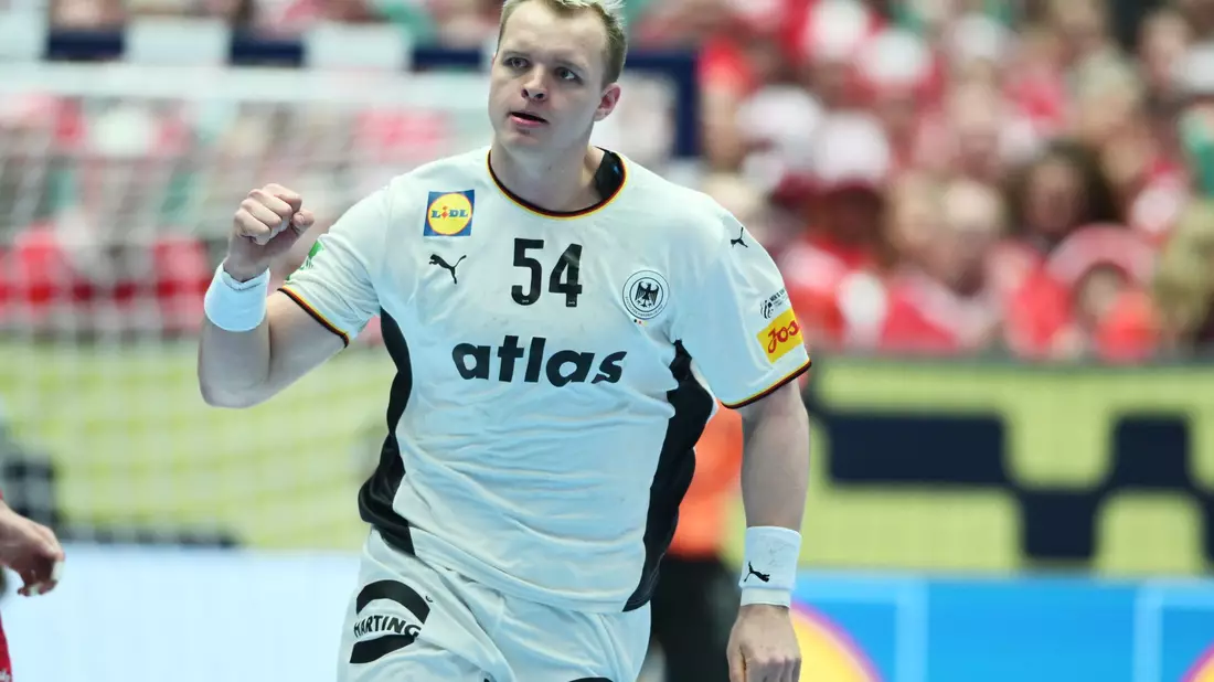Justus Fischer fällt im EM-Finale gegen Dänemark aus.  - Bild: Sina Schuldt/dpa