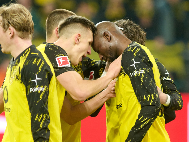 Doppelpack für BVB-Stürmer Serhou Guirassy - Foto: Bernd Thissen/dpa