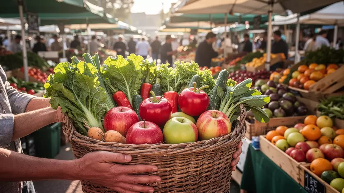 Wochenmarkt statt Supermarkt: So hilft bewusstes Einkaufen beim Abnehmen - Bild: über boerse-global.de