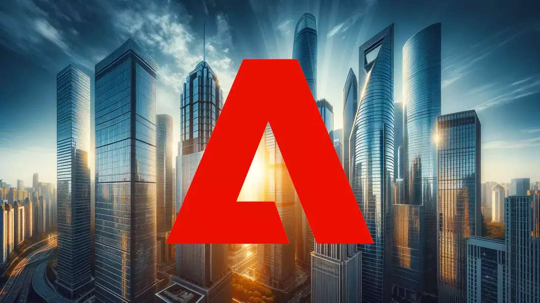 Adobe en la encrucijada: el desafío de la inteligencia artificial para su modelo de negocio Illustration mit AI erstellt übermittelt durch boerse-global.de
