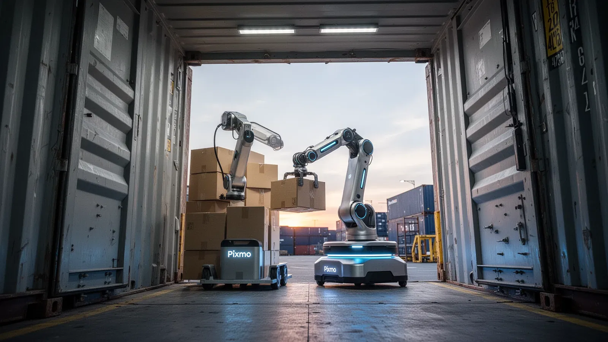 Pixmo-Roboter bewegt 4,5 Millionen Pfund Ware - Foto: über boerse-global.de