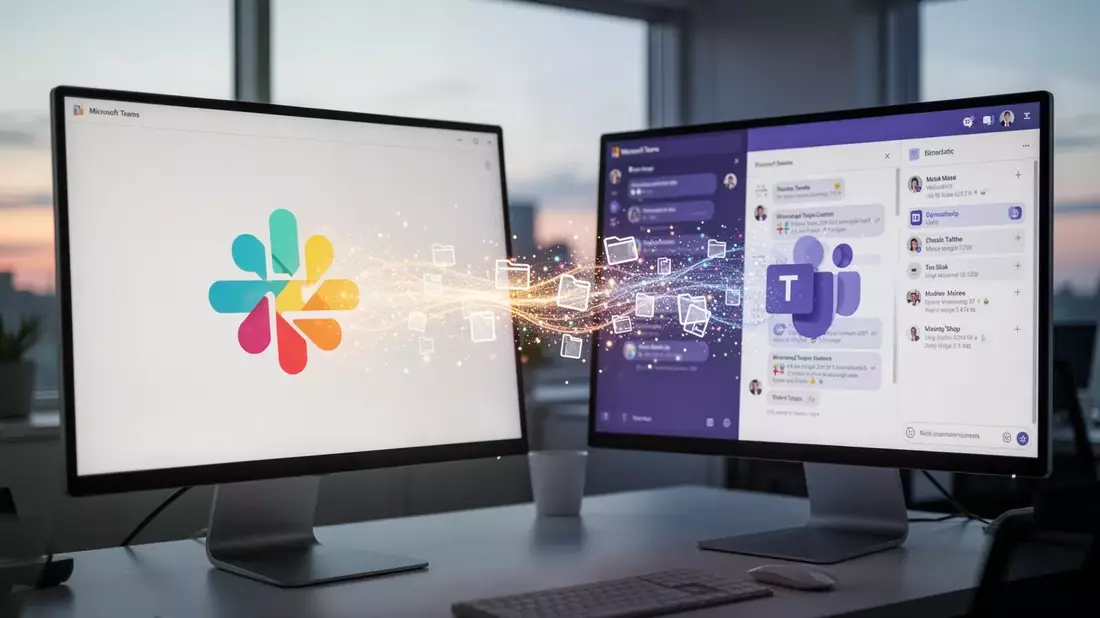 Microsoft Teams: Neues Gratis-Tool soll Slack-Kunden locken - Bild: über boerse-global.de