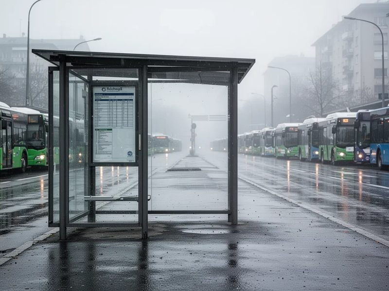 Ver.di-Warnstreik legt Saarlands Busverkehr lahm - Foto: über boerse-global.de