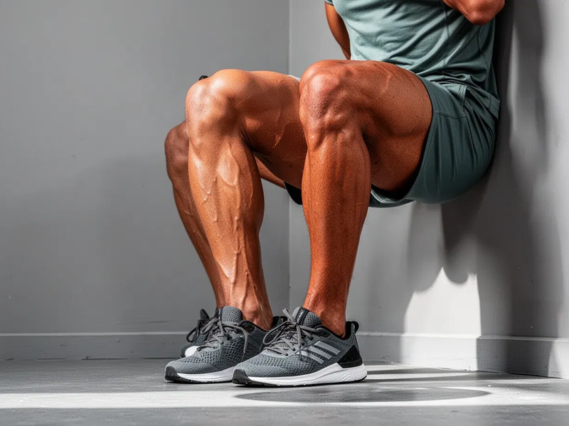 Wand-Sitz: Einfache Übung senkt Blutdruck effektiv - Foto: über boerse-global.de