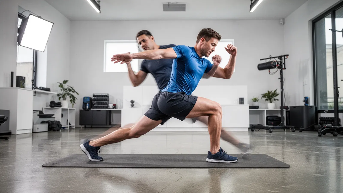 Reverse Lunge mit Rotation: Die Allround-Übung für Kraft und Stabilität - Foto: über boerse-global.de