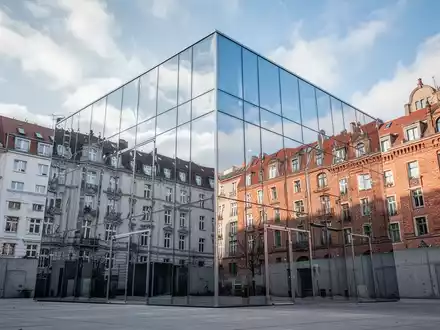 Glashaus-Pavillon: Spiegelfassade sorgt in Prenzlauer Berg für Diskussionen - Foto: über boerse-global.de