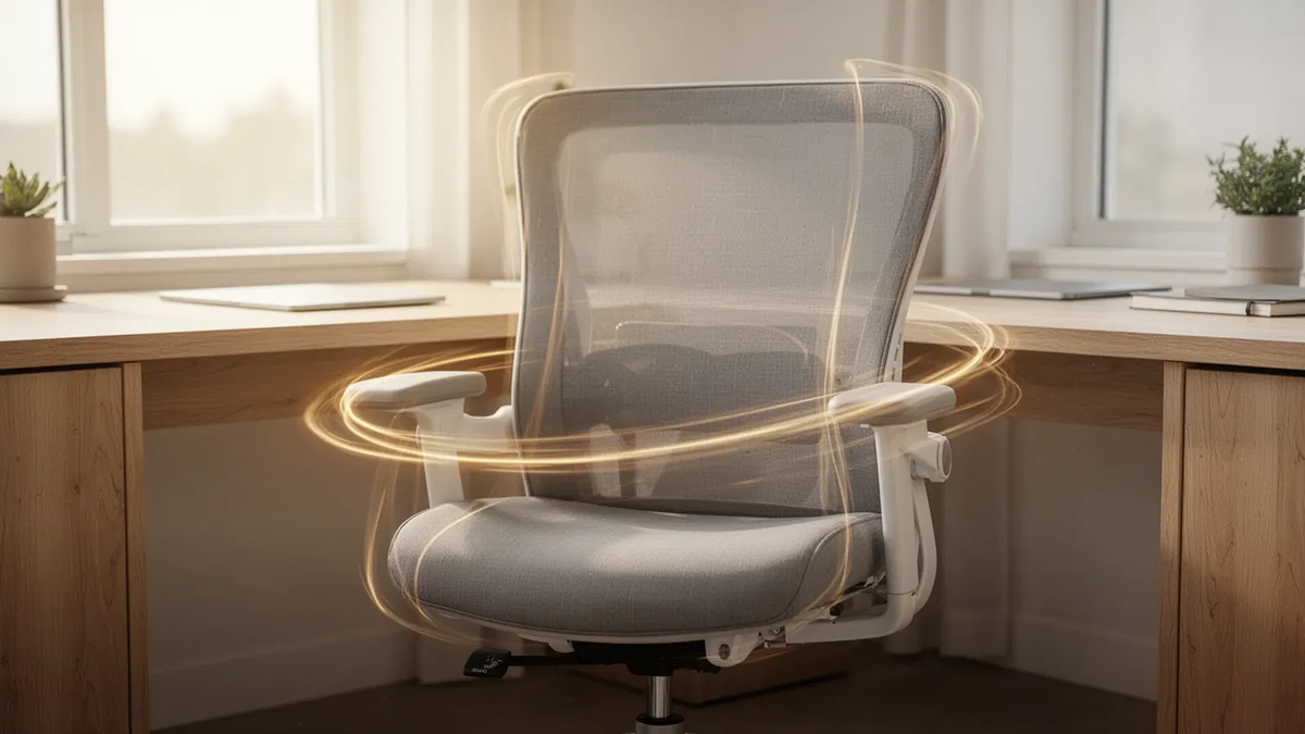 Hüftkreisen im Sitzen bekämpft Büro-Leiden - Foto: über boerse-global.de