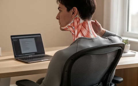 Tech-Neck: Diese einfache Übung kann Nackenschmerzen stoppen - Foto: über boerse-global.de