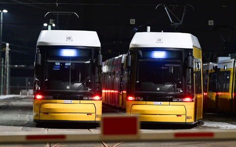 Der Berliner Nahverkehr ist seit den frühen Morgenstunden aufgrund des Warnstreiks nahezu vollständig eingestellt. - Foto: Sebastian Christoph Gollnow/dpa