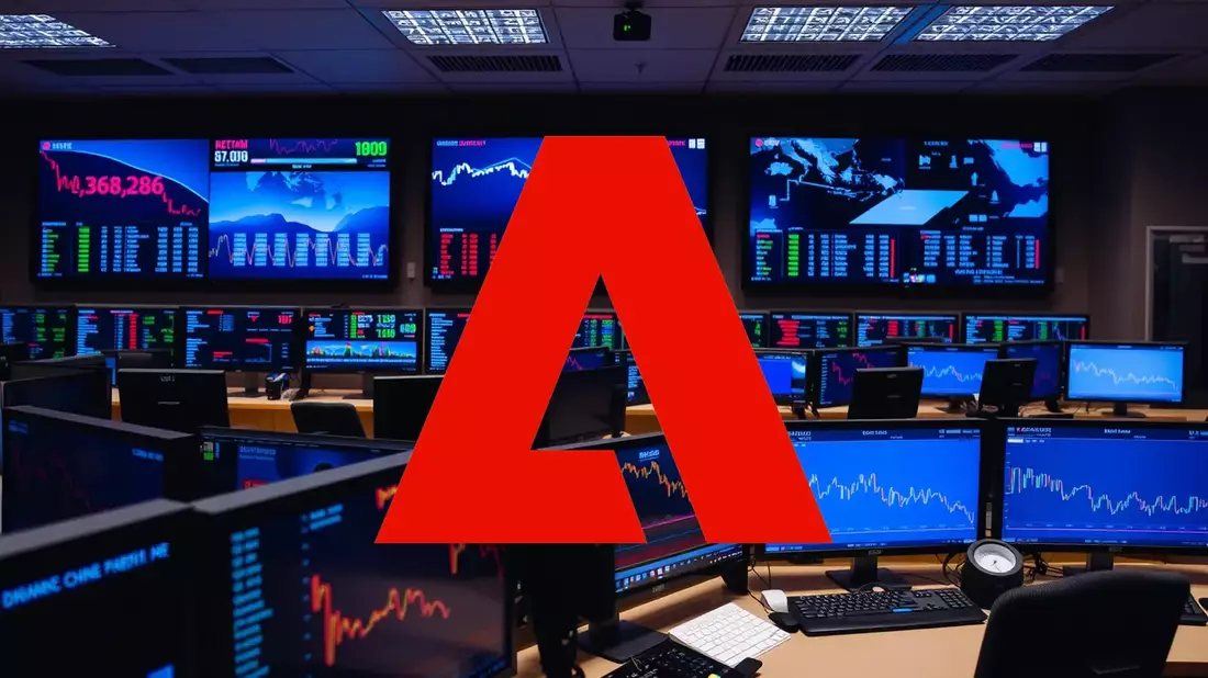 Adobe’s Stock Faces Pressure Amid Sector-Wide AI Transition Illustration mit AI erstellt übermittelt durch boerse-global.de