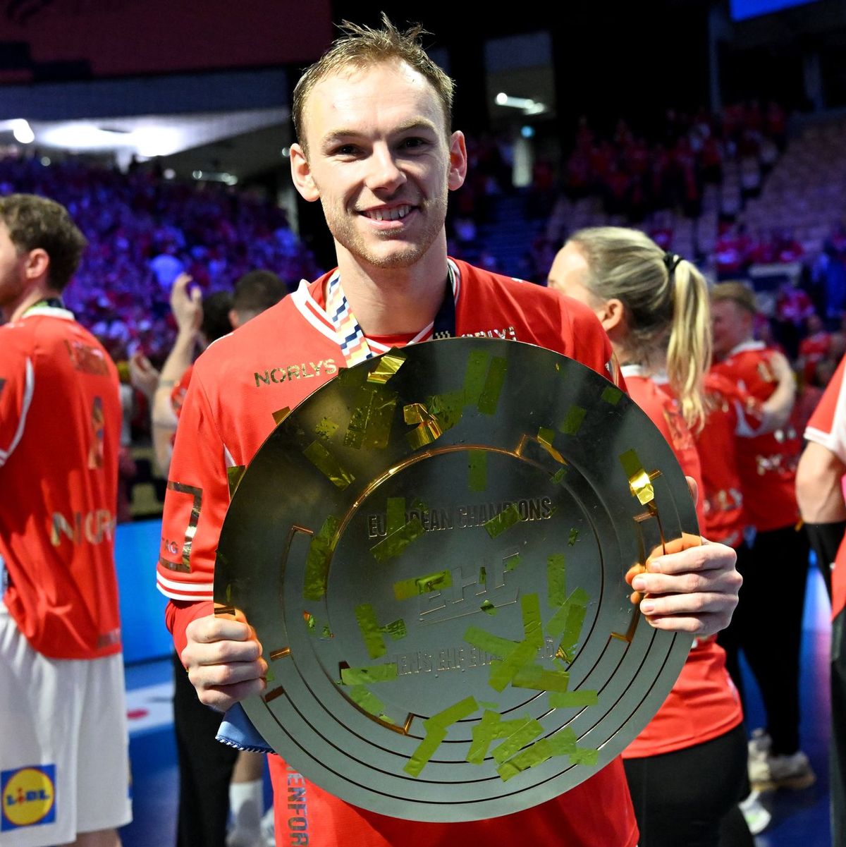 Für Mathias Gidsel ist Deutschland inzwischen der stärkste Gegner.  - Foto: Sina Schuldt/dpa