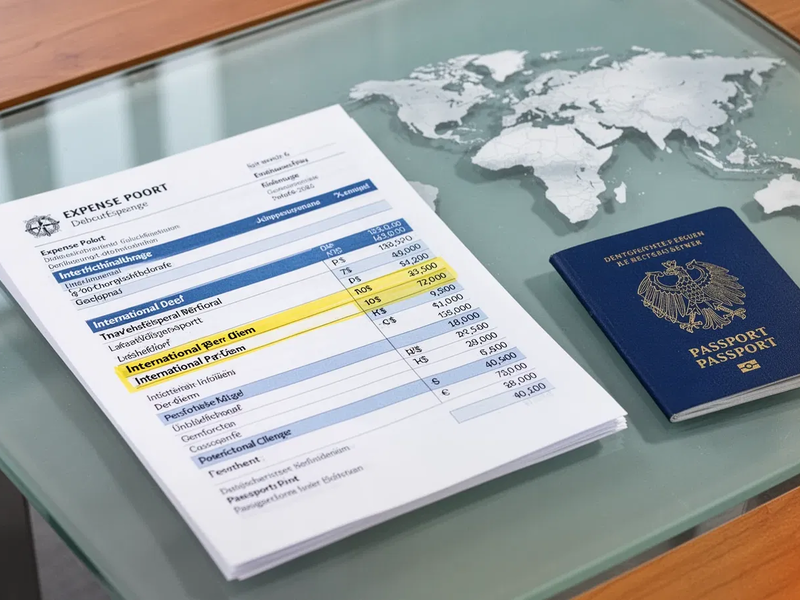 Neue Pauschalen für Dienstreisen 2026: Ausland teurer, Inland stabil - Foto: über boerse-global.de