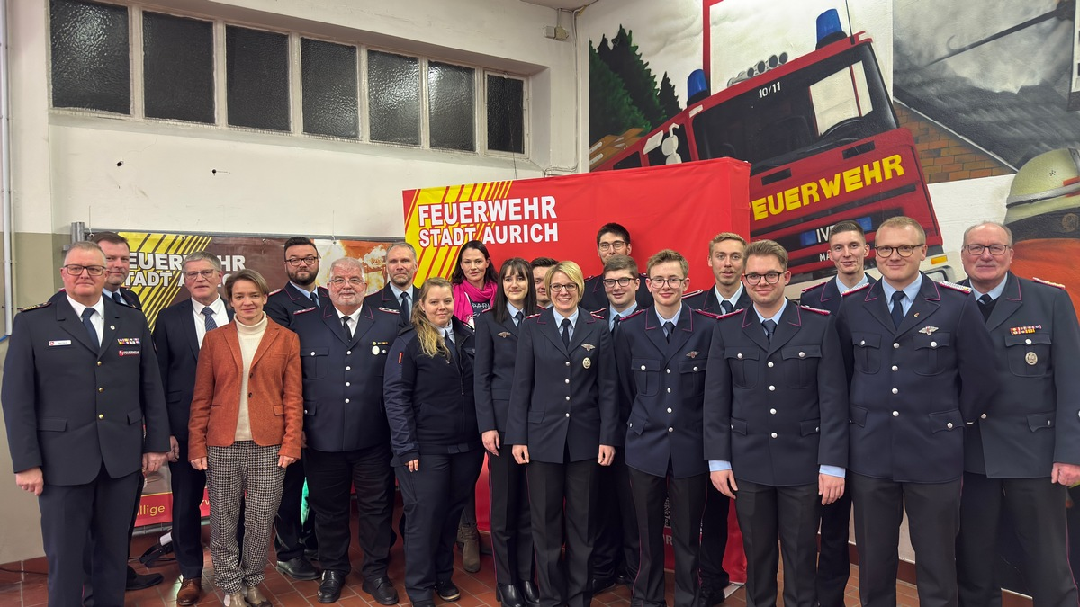 FW-AUR: Jahreshauptversammlung der Feuerwehr Aurich - Foto: presseportal.de